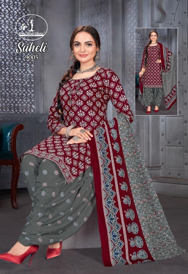 Miss World Saheli Vol 9 Cotton Printed Dress Material Collection